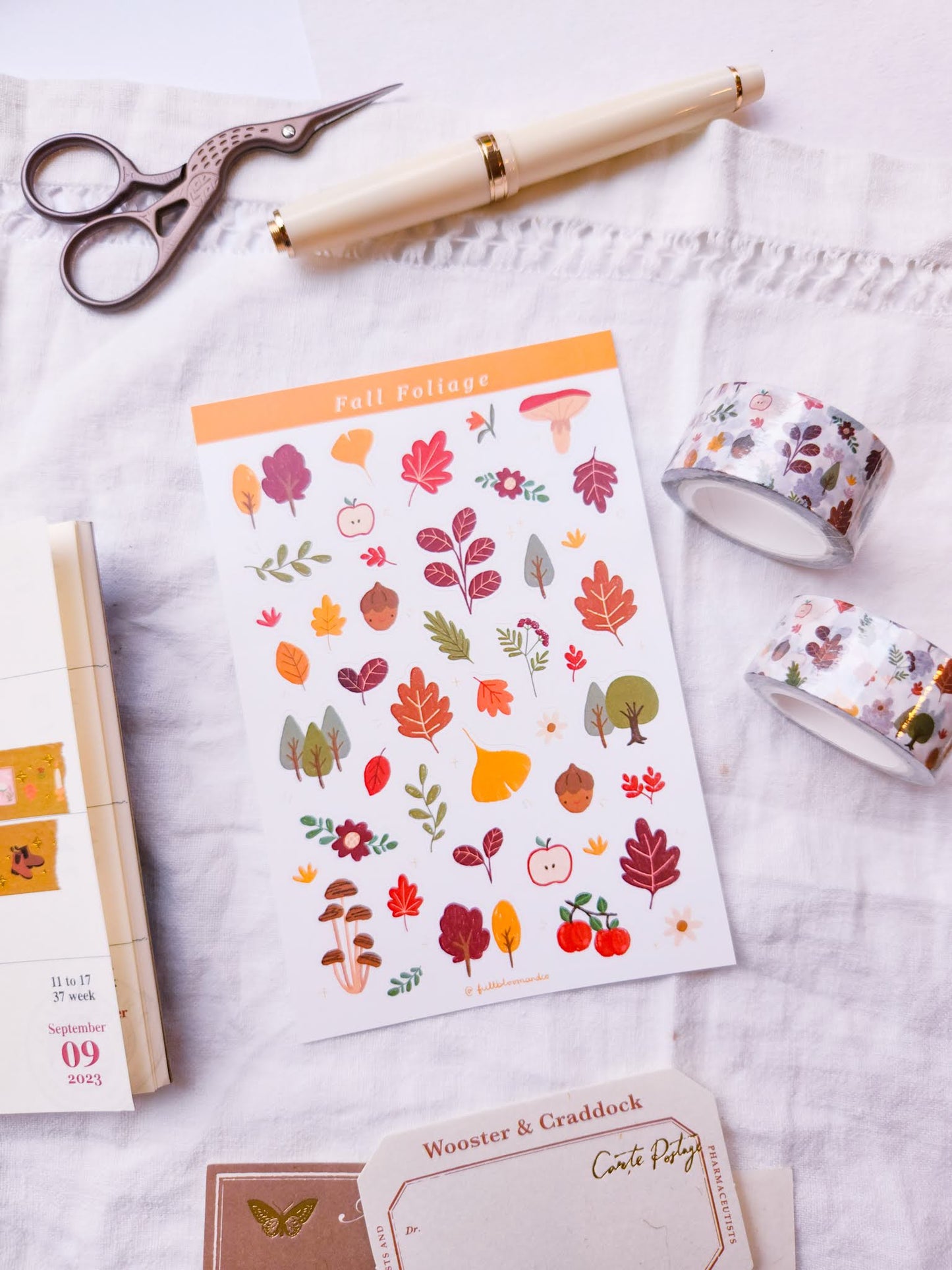 Fall Leaves Sticker Sheet