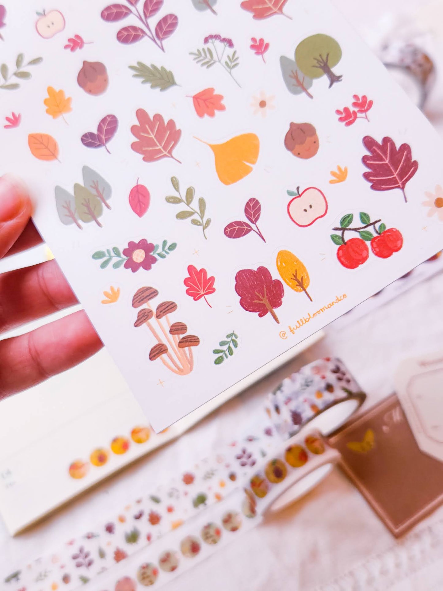 Fall Leaves Sticker Sheet