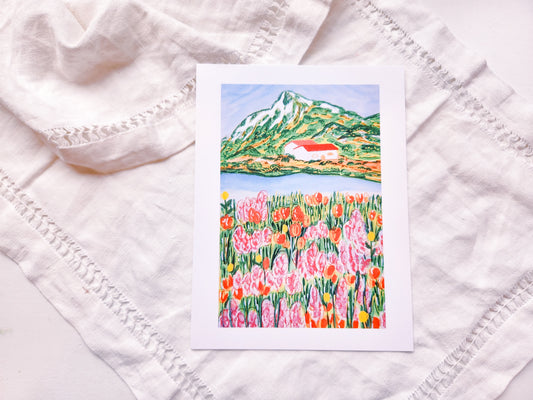 Skagit Valley Art Print