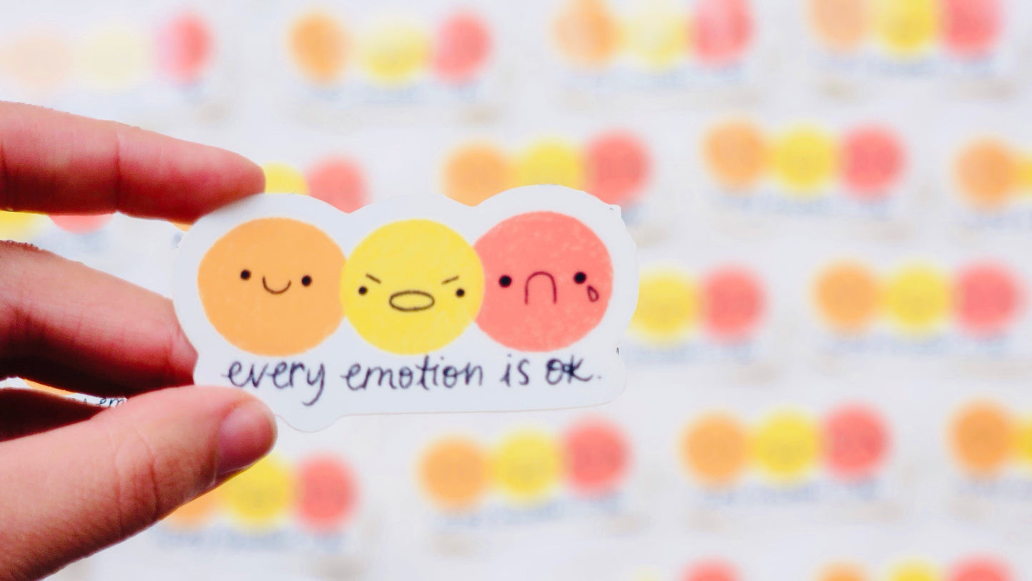 Every Emotion is OK Vinyl Sticker