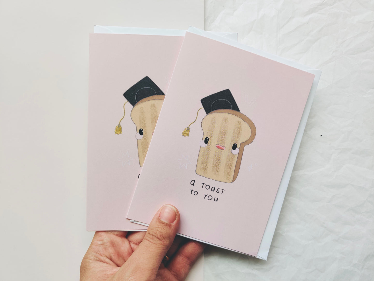A Toast To You Funny Grad Greeting Card