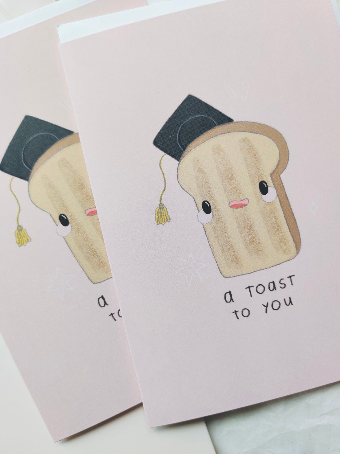 A Toast To You Funny Grad Greeting Card