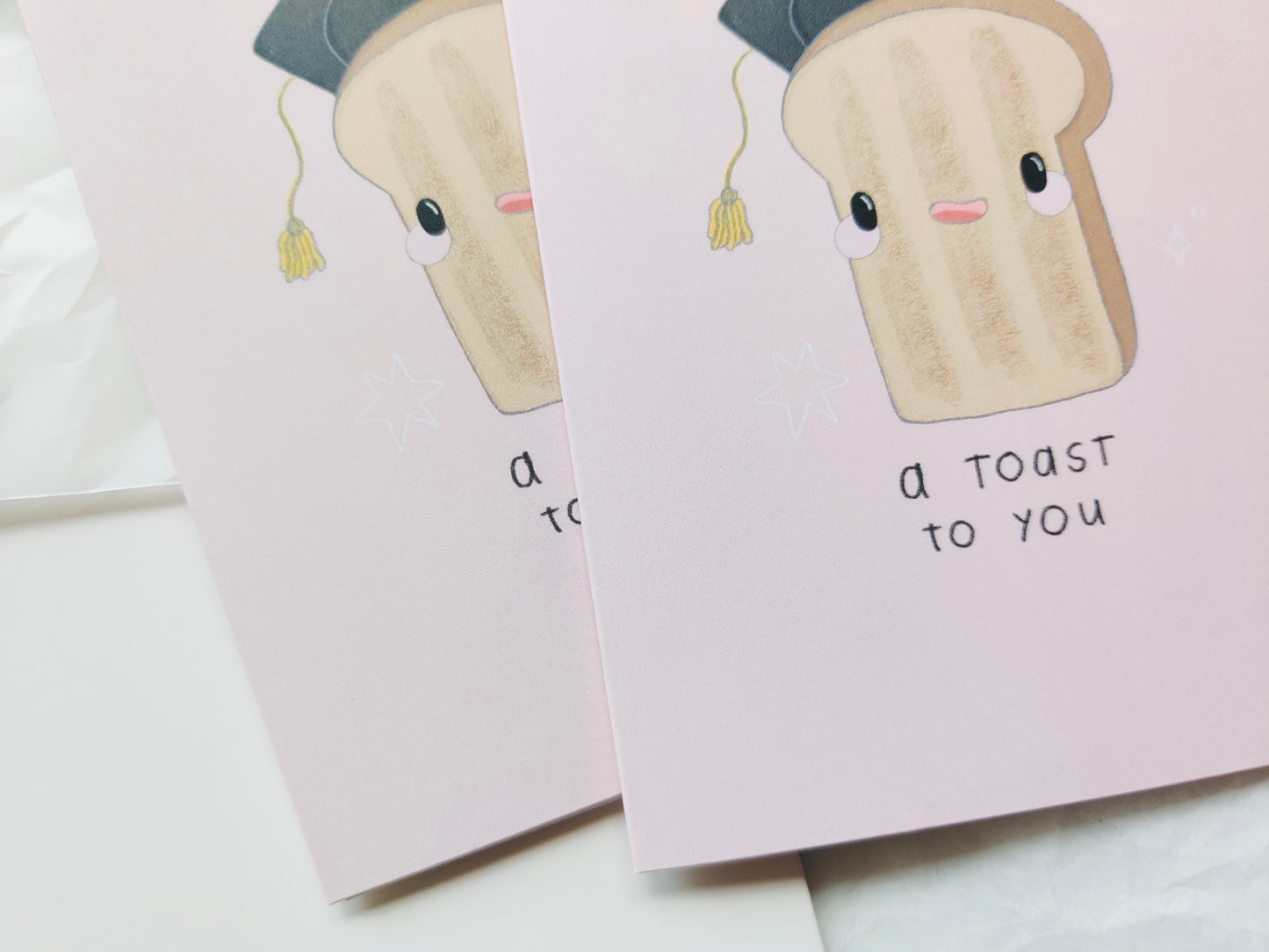 A Toast To You Funny Grad Greeting Card