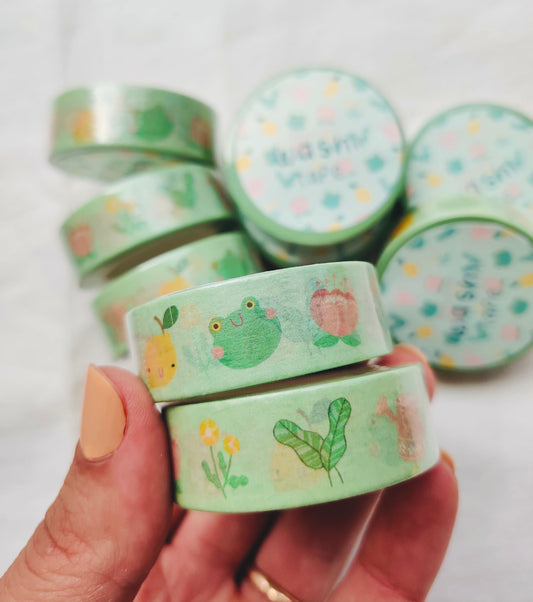 Frogs and Lemons Washi Tape