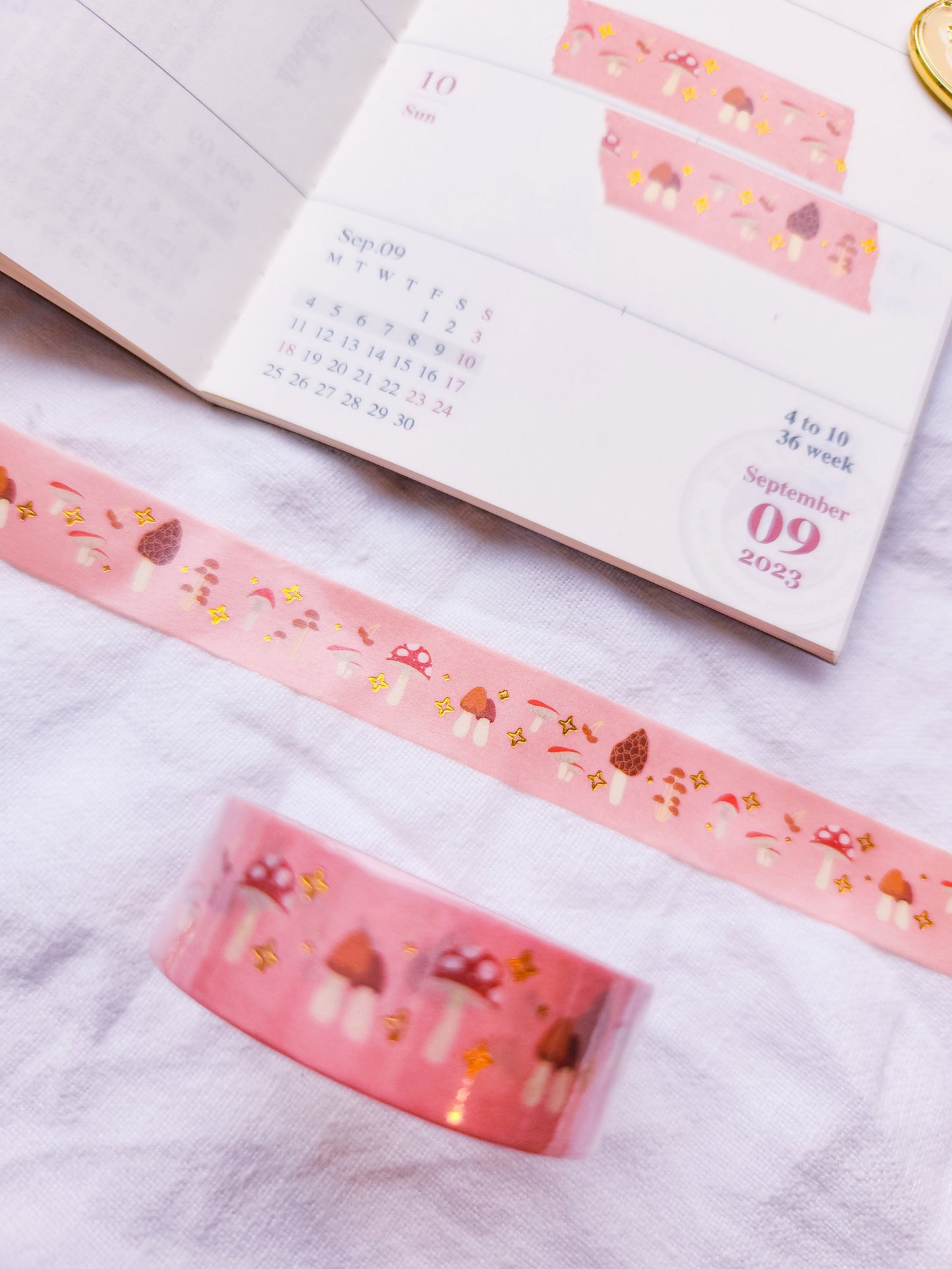 Mushroom Washi Tape - Foiled