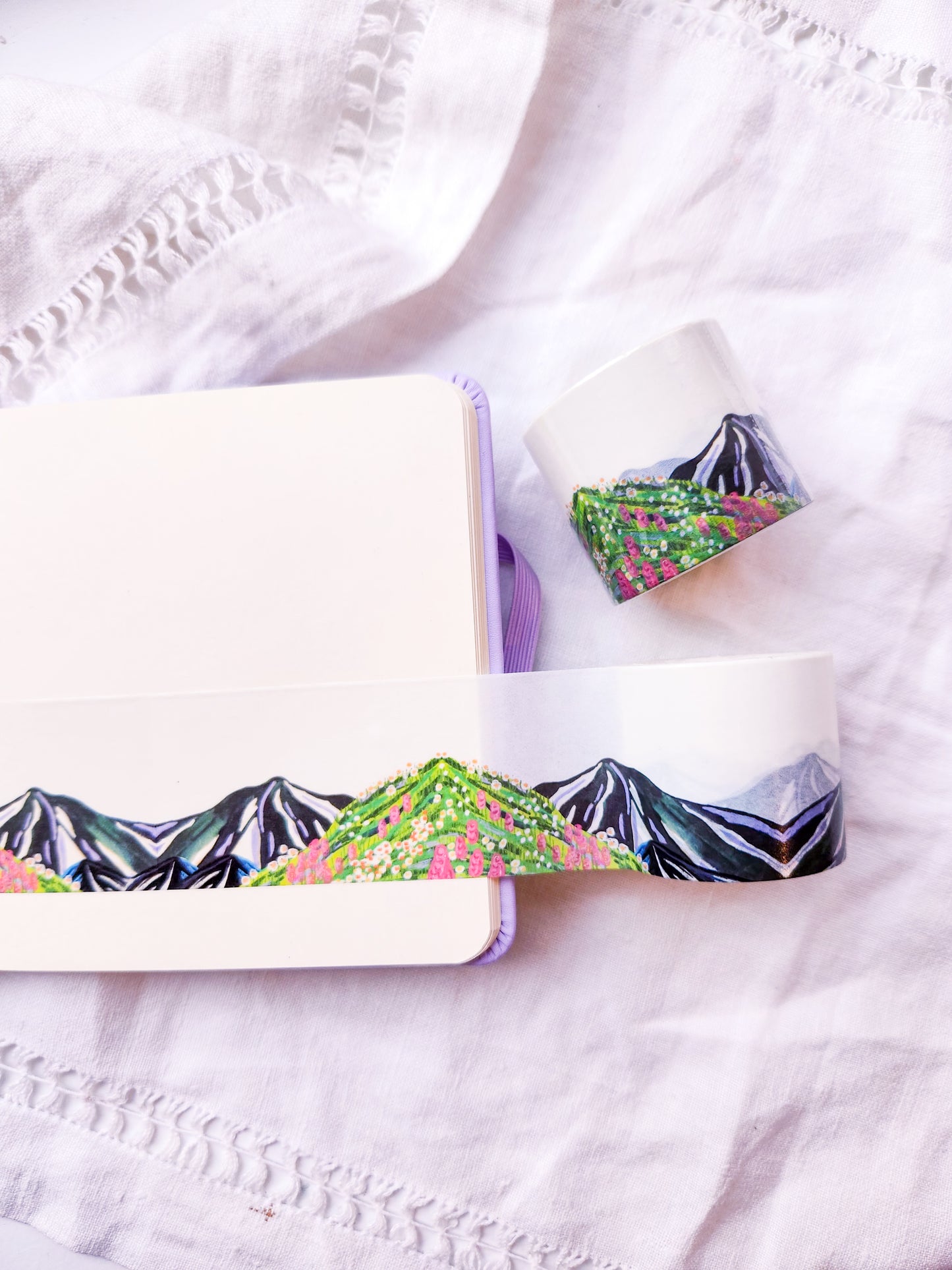 Into the Wild Washi Tape - Mt Rainier Painting